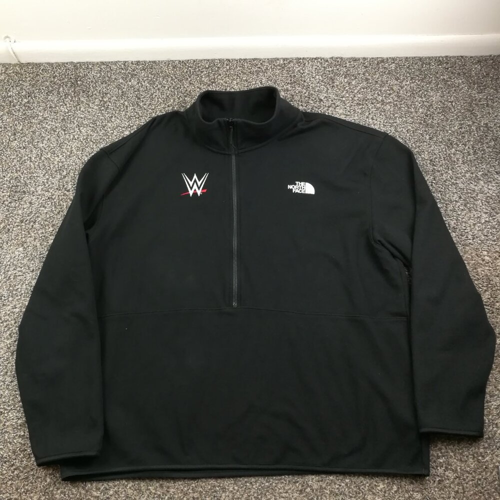 2024 The North Face x WWE Jacket Double Knit Fleece 1/2 Zip Mens 2XL - Picture 2 of 10